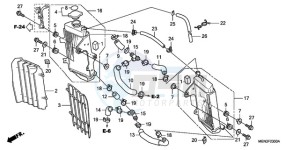 CRF450RA Europe Direct - (ED) drawing RADIATOR