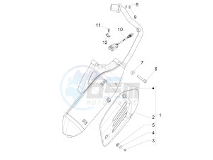 Sprint 125 4T 3V ie drawing Silencer