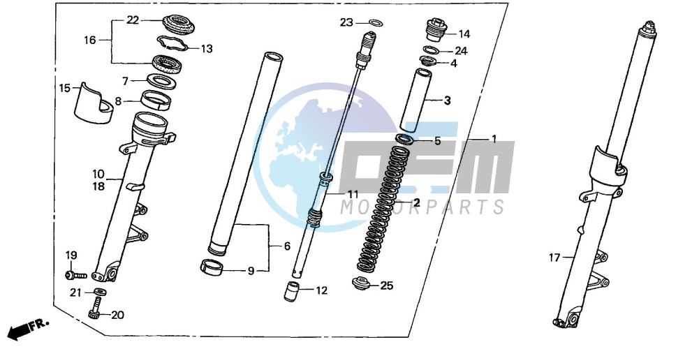 FRONT FORK (CB900F4/5/6/7)