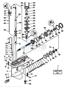 60FEO-60FETO drawing LOWER-CASING-x-DRIVE-1