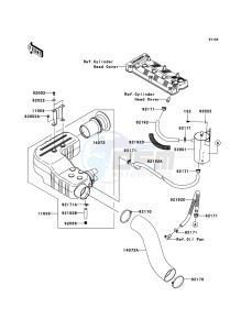 JET SKI ULTRA 260X JT1500E9F EU drawing Air Cleaner