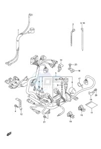 DF 9.9B drawing Harness Non-Remote Control