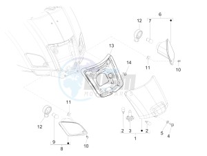 GTV 300 4T 4V ie Touring (USA) USA drawing Rear headlamps - Turn signal lamps