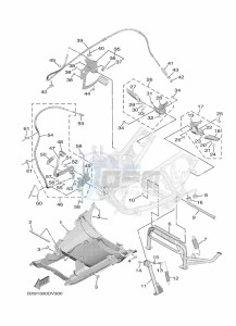 MWD300 TRICITY 300 (BED8) drawing STAND & FOOTREST