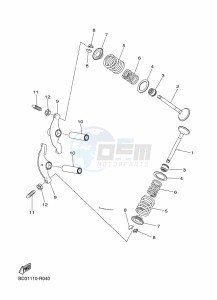 YFM90R (BD3C) drawing VALVE