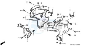 VFR8009 Ireland - (EK / MME TWO) drawing LOWER COWL