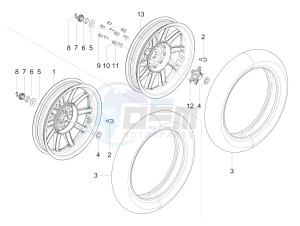 Liberty 150 4t 3v ie lem ( Vietnam ) drawing Rear Wheel