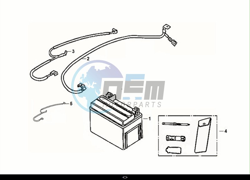 BATTERY - TOOL BOX