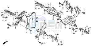 VFR750F drawing STEP (VFR750FR/FS/FT/FV)