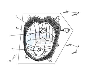 SYMPLY 150 drawing HEADLAMP CPL