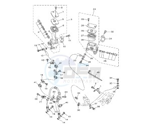 XP T-MAX 500 drawing MASTER CYLINDER