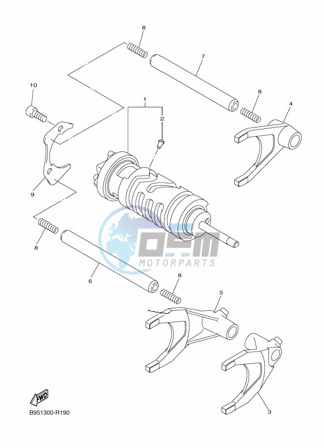 SHIFT CAM & FORK