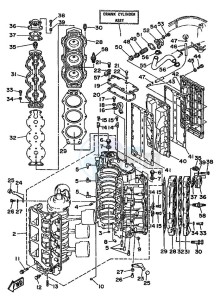 L150CETO drawing CYLINDER--CRANKCASE