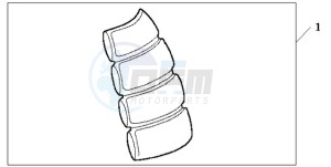 VTR2509 Australia - (U / MK) drawing TANK PAD 2