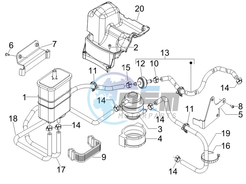 Anti-percolation system