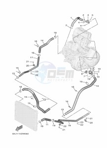 YXF1000EWS YX10FPSM (B4J2) drawing WATER PUMP