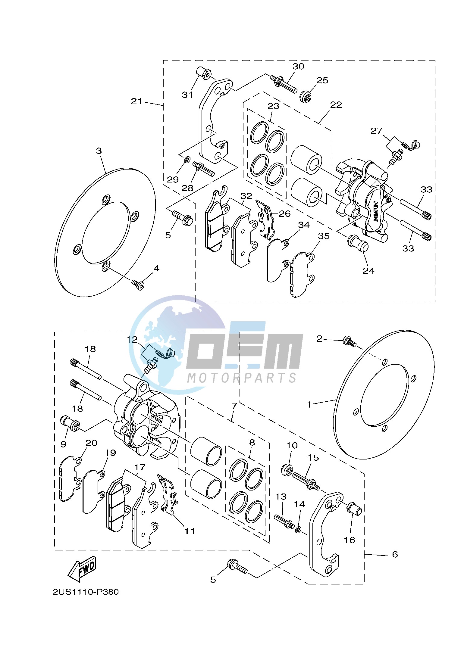 FRONT BRAKE CALIPER