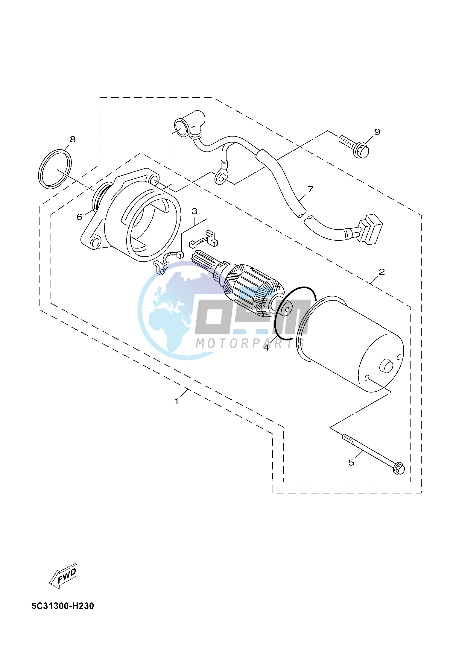 STARTING MOTOR