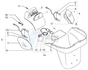 X9 500 Evolution (USA) drawing Tail light