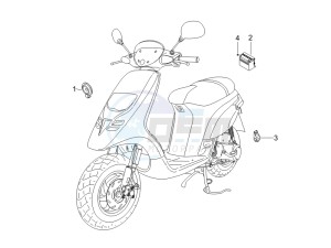 Typhoon 50 2t e2 drawing Battery - Horn - Relais