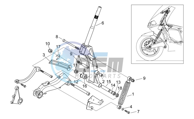 Front shock absorber II