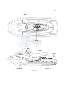 JH 1100 B [ULTRA 130] (B1-B4) [ULTRA 130] drawing DECALS-- JH1200-B1- -