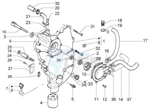 Nexus 500 drawing Flywheel Cover-Oil Filter