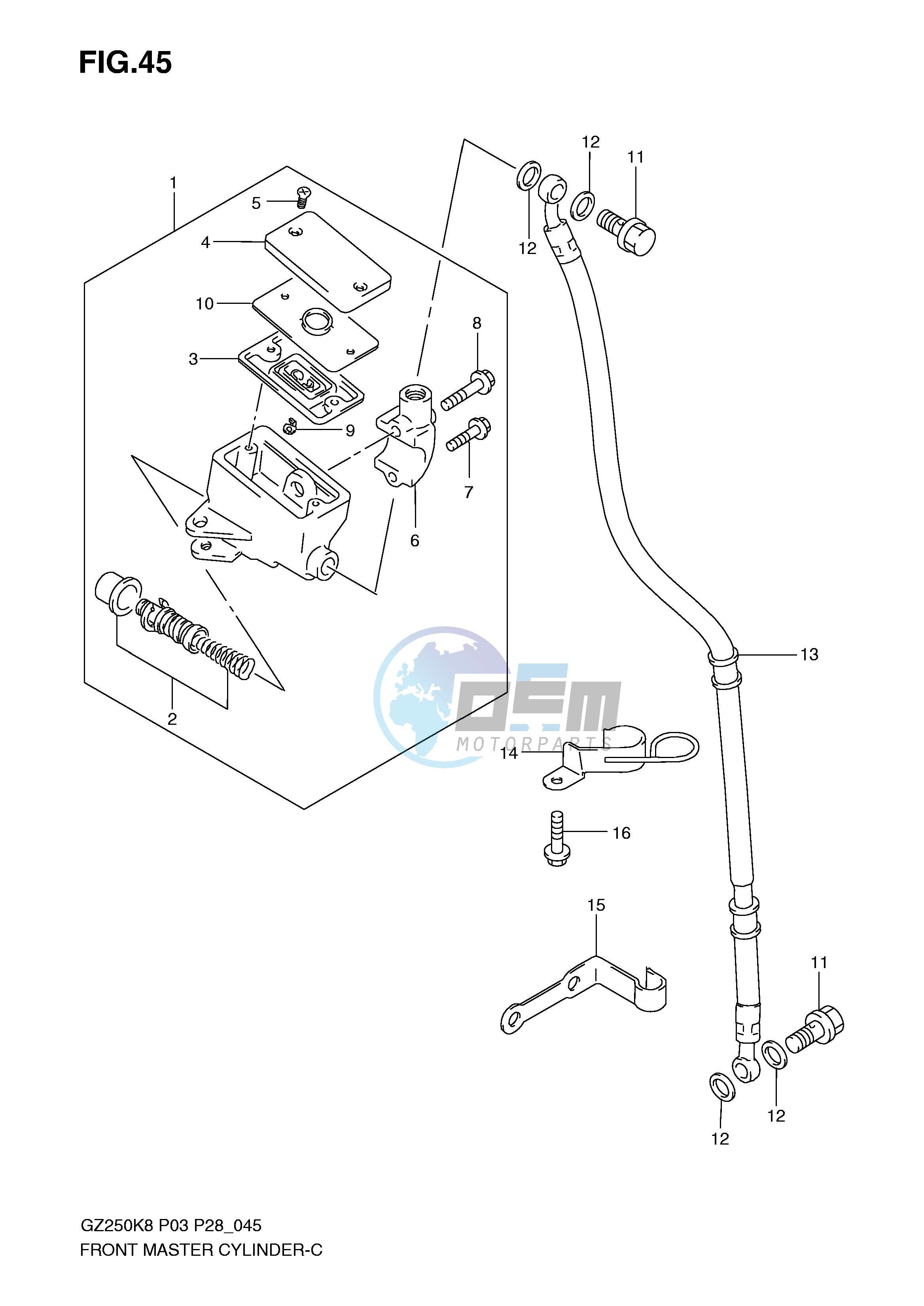 FRONT MASTER CYLINDER