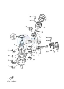 LF250TXR drawing CRANKSHAFT--PISTON