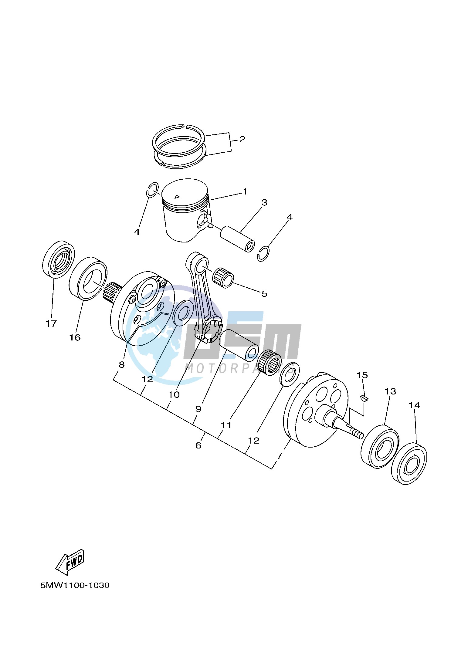 CRANKSHAFT & PISTON