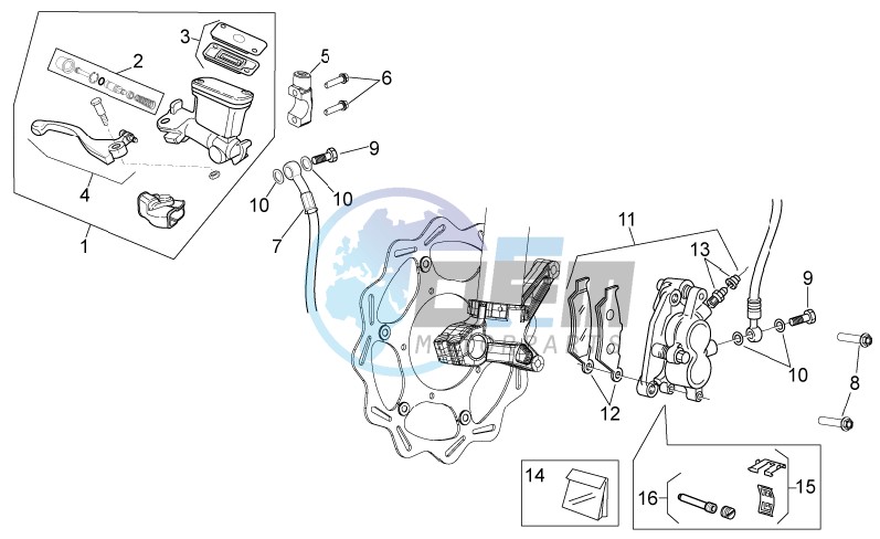 Front brake system