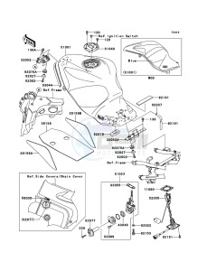 ZZR1200 ZX1200-C4H XX (EU ME A(FRICA) drawing Fuel Tank