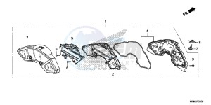 CB1000RAE CB1000R ABS E drawing METER