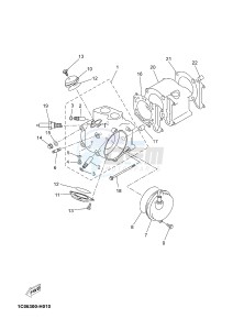 YP125RA (ABS) X-MAX 250 ABS (2DL3) drawing CYLINDER