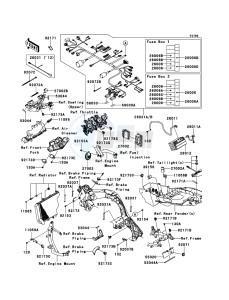 VERSYS_1000 KLZ1000ACF FR GB XX (EU ME A(FRICA) drawing Chassis Electrical Equipment