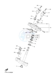 XVS950CU XV950 (1XC1) drawing STEERING