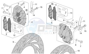 ETV 1000 Capo Nord - Rally Capo Nord drawing Front brake caliper