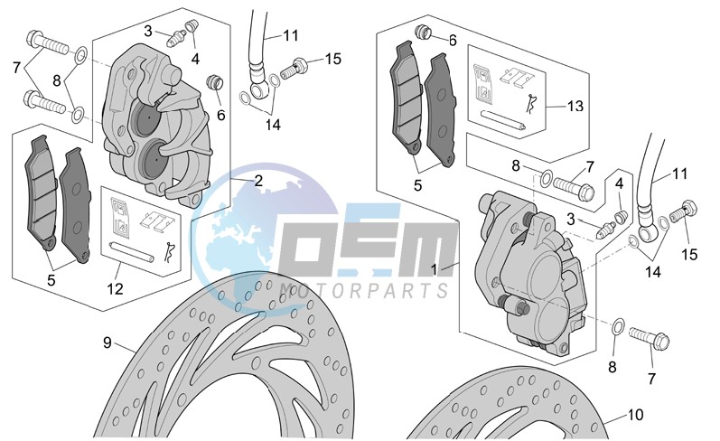 Front brake caliper