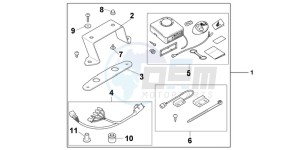 CBR600FAC drawing AVERTO ALARM KIT