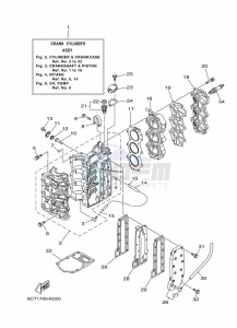 30DEOS drawing CYLINDER--CRANKCASE