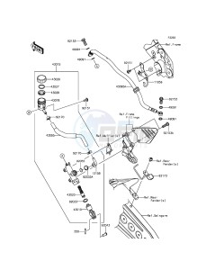 NINJA_ZX-6R ZX636EEF FR GB XX (EU ME A(FRICA) drawing Rear Master Cylinder