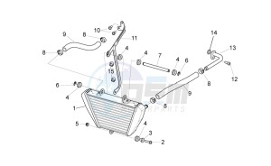 TUONO 1100 V4 RF E4 ABS (EMEA) drawing Oil radiator