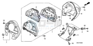 CB600F39 Spain - (SP / ST 25K) drawing METER