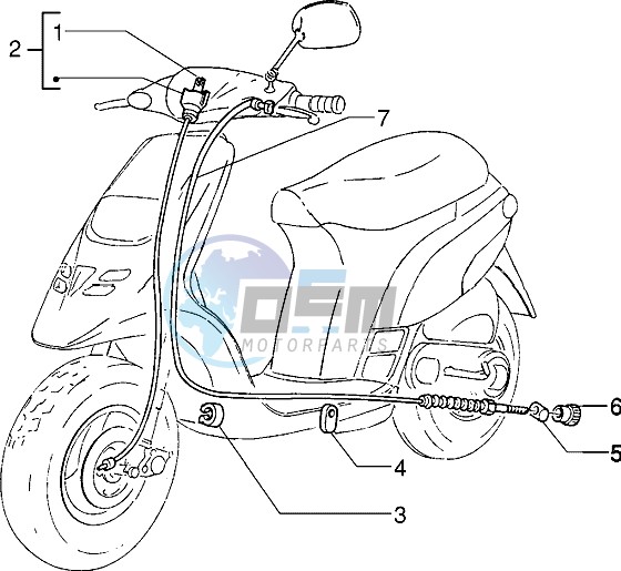 Transmissions-Rear brake-speedometr (kms)