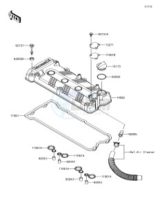 JET_SKI_ULTRA_310LX JT1500MFF EU drawing Cylinder Head Cover