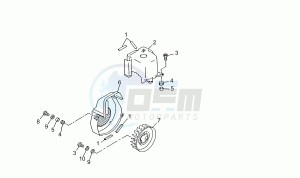 SR 50 Air (Vertical cylinder) vertical cil Air cooled drawing Duct