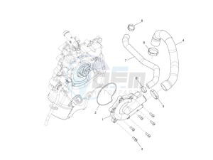 MP3 500 MAXI SPORT-BUSINESS-ADVANCED E4 ABS (EMEA-APAC) drawing Cooler pump