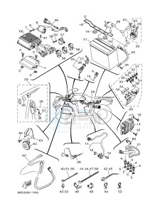 YFM450FWBD YFM45KPXJ KODIAK 450 EPS (BB53) drawing ELECTRICAL 1