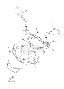 XC100E (1RS2) drawing COWLING 1