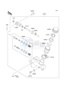 KAF 300 B [MULE 500] (B1-B2) [MULE 500] drawing MASTER CYLINDER